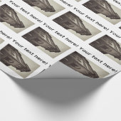 Altes Gebäude Geschenkpapier (Ecke)