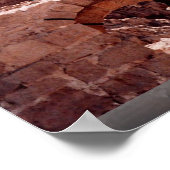 Altes Gebäude, Masada, Israel Poster (Ecke)