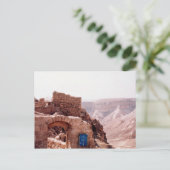 Altes Gebäude, Masada, Israel Postkarte (Stehend Vorderseite)