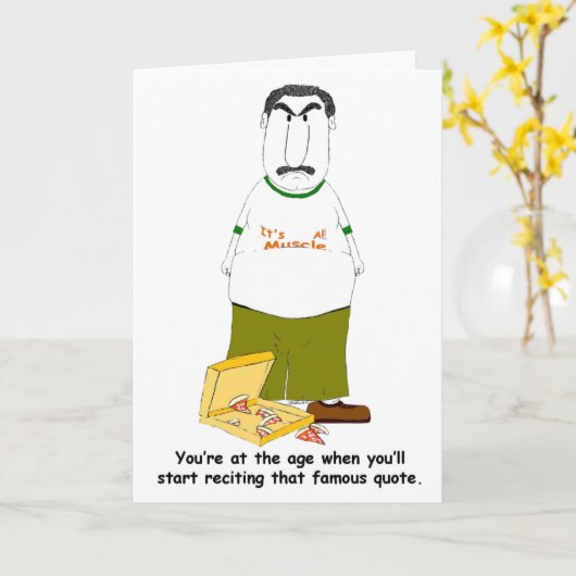 Altes Geburtstagsgrüßen Karte (Gelbe Blume)