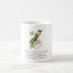 Altes Gedicht Fräulein Gurke Reim Süßes Gemüse Kaffeetasse