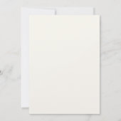 Altes Geld Ästhetik, Elfenbein Save the Date Einladung (Rückseite)