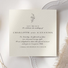 Altes Geld Ästhetische Hochzeit speichern Sie das  Einladung