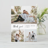Altes Geld Danke, dass Sie Karte Foto Collage (Stehend Vorderseite)