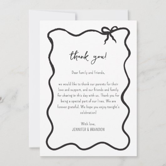 Altes Geld Danke, dass Sie Karte Foto Collage (Rückseite)