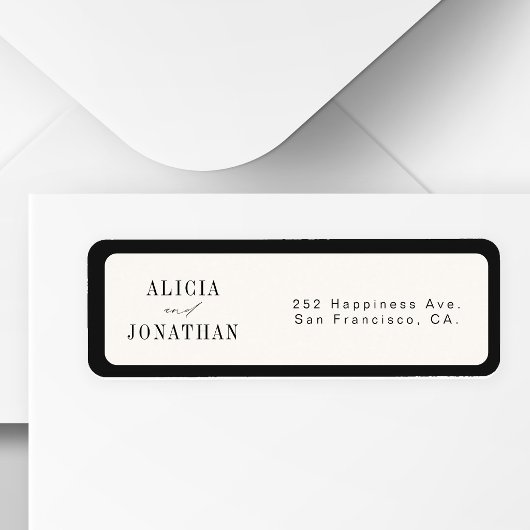 Altes Geld Elfenbein Schwarze Hochzeitsrücksendead