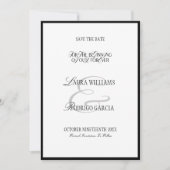 Altes-Geld-Flat-Save-the-Date-Karte Save The Date (Vorderseite)
