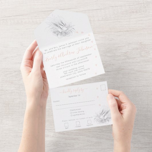 ALTES GELD, LIEBE VÖGEL, ALL IN ONE EINLADUNG (Abreißen)