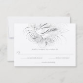 ALTES GELD, LIEBE VÖGEL, RSVP KARTE (Vorderseite)