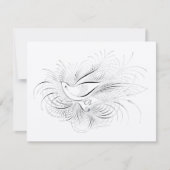 ALTES GELD, LIEBE VÖGEL, RSVP KARTE (Vorderseite)