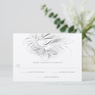 ALTES GELD, LIEBESVÖGEL, RSVP KARTE