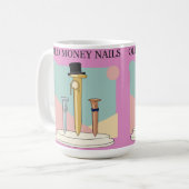 Altes Geld Nägel Kaffeetasse (Vorderseite Links)