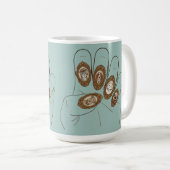 Altes Geld Nägel Kaffeetasse (VorderseiteRechts)