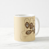 Altes Geld Nägel Kaffeetasse (VorderseiteRechts)