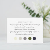 Altes Geld neutral/transparent bg, Hochzeitskleidu Begleitkarte (Stehend Vorderseite)