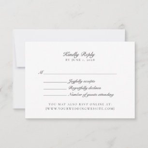 Altes Geld, neutrales/transparentes bg, Hochzeitsv RSVP Karte
