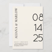 Altes Geld Retro Schwarz-Weiß schachbrettgezogene  Einladung (Vorderseite)