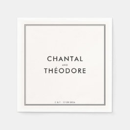 Altes Geld | Ruhiger Luxus | hochzeit Serviette