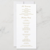 Altes Geld Vintage Wappen Hochzeitskarte (Rückseite)