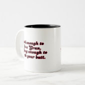 Altes genug Gran Zweifarbige Tasse (Vorderseite Links)