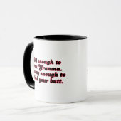 Altes genug Granma Tasse (Vorderseite Links)