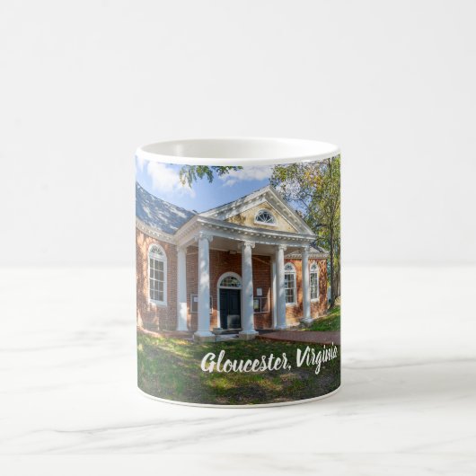 Altes Gericht in Gloucester, Virginia Kaffeetasse (Mittel)