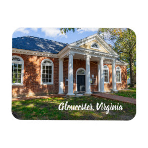 Altes Gericht in Gloucester, Virginia Magnet