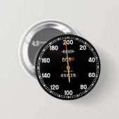 Altes Geschwindigkeitsmessermessgerät von einem Button (Vorne & Hinten)