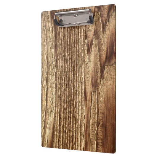 Altes getragenes hölzernes Cipboard Klemmbrett (Links)