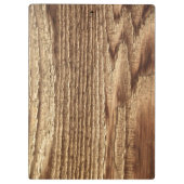 Altes getragenes hölzernes Cipboard Klemmbrett (Rückseite)