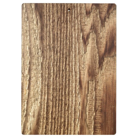 Altes getragenes hölzernes Cipboard Klemmbrett (Rückseite)