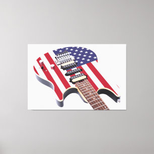 ALTES GLORY-ELEKTRISCHES GITAR 40x60 Leinwanddruck