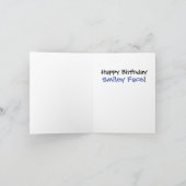 ALTES GLÜCKLICHES GESICHT. ALT, ABER NOCH GLÜCKLIC KARTE (Innenseite)