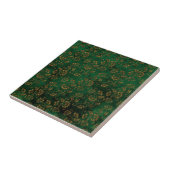 Altes Gold Smaragd Fliese (Seite)