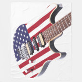 ALTES GORE-ELEKTRISCHES GITAR FLEECEDECKE (Vorderseite)