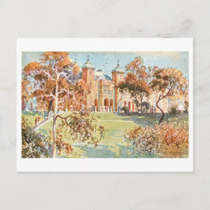 Altes Government House, Perth, Australien Postkarte