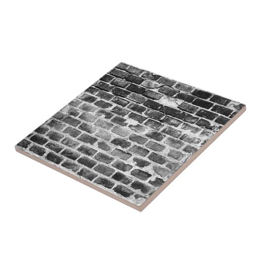 Altes Grau verwitterte Fliese (Seite)