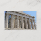 Altes Griechenland - die Akropolis - Visitenkarte (Rückseite)