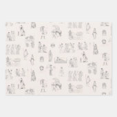 Altes Griechenland Klassisches griechisches Geschi Geschenkpapier Set (Vorderseite 3)