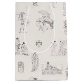 Altes Griechenland Klassisches griechisches Geschi Mittlere Geschenktüte (Vorderseite)