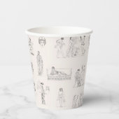 Altes Griechenland Klassisches griechisches Geschi Pappbecher (Vorderseite)