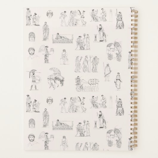 Altes Griechenland Klassisches griechisches Geschi Planer (Rückseite)