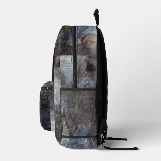 Altes Griechenland Music Clef Bedruckter Rucksack (Rechts)