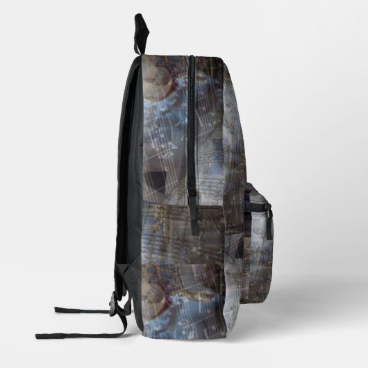 Altes Griechenland Music Clef Bedruckter Rucksack (Links)