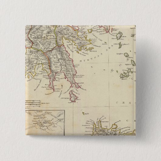 Altes Griechenland, Süden Button (Vorderseite)