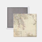Altes Griechenland, Süden Magnet (Vorderseite/Rückseite)