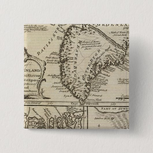 Altes Grönland Button (Vorderseite)
