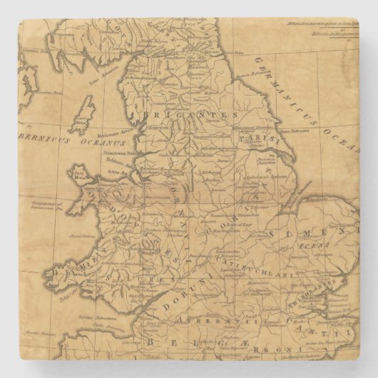 Altes Großbritannien Steinuntersetzer (Vorderseite)