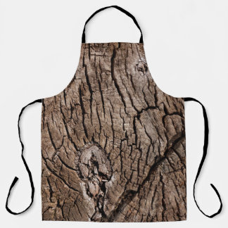 Altes grunge dunkeltextiler Holzboden, Die su Schürze