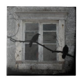 Altes Grungy-Fenster Fliese (Vorderseite)